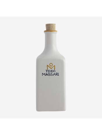 Oliera in Ceramica Dipinta a Mano - Bottiglia 250ml - Artigianato Made in Italy